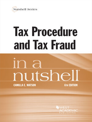 cover image of Tax Procedure and Tax Fraud in a Nutshell